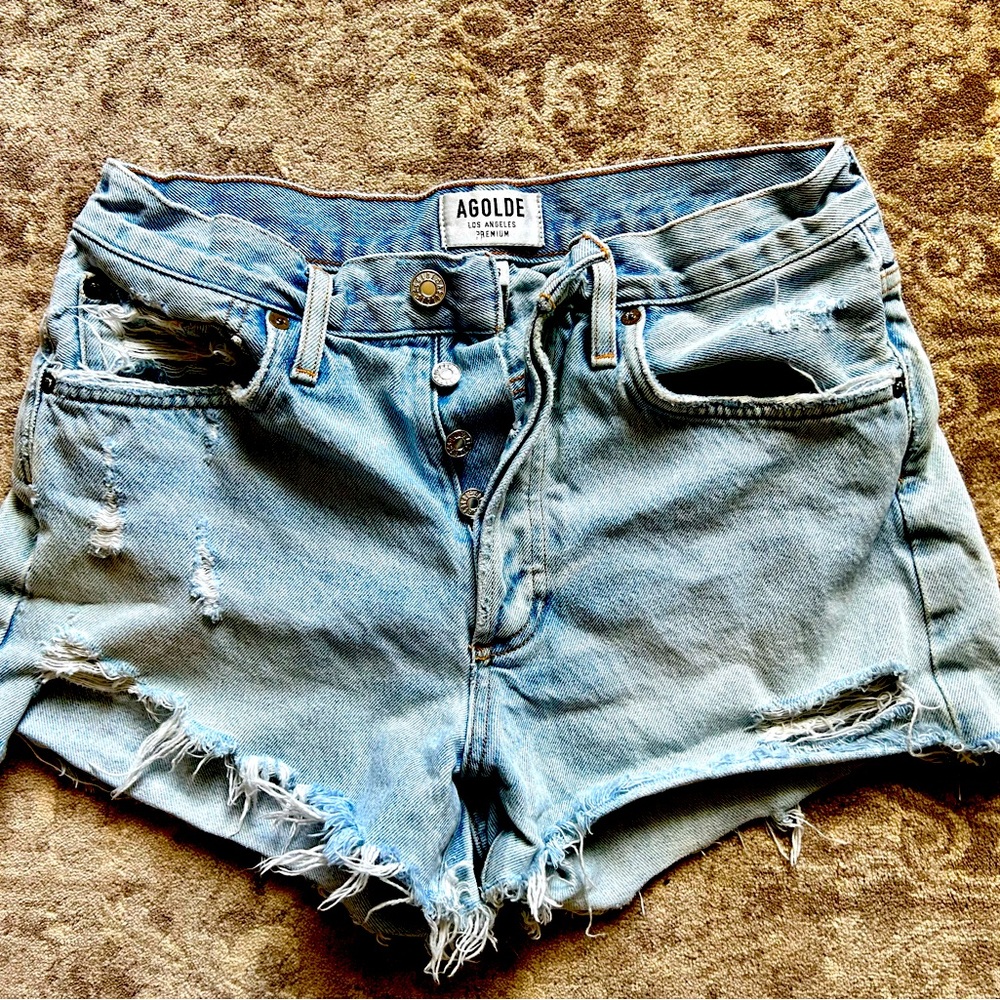 Agolde Parker Cut-Off Shorts 26